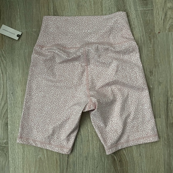 NWT Anthropologie All Fenix Women’s Biker Shorts Pink Combo - Size Small - Picture 5 of 6